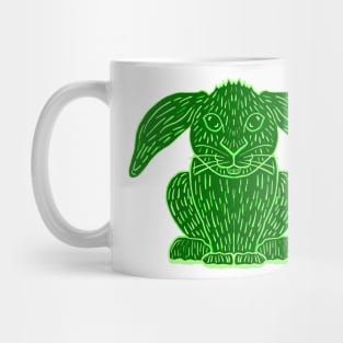 Green Rabbit Mug